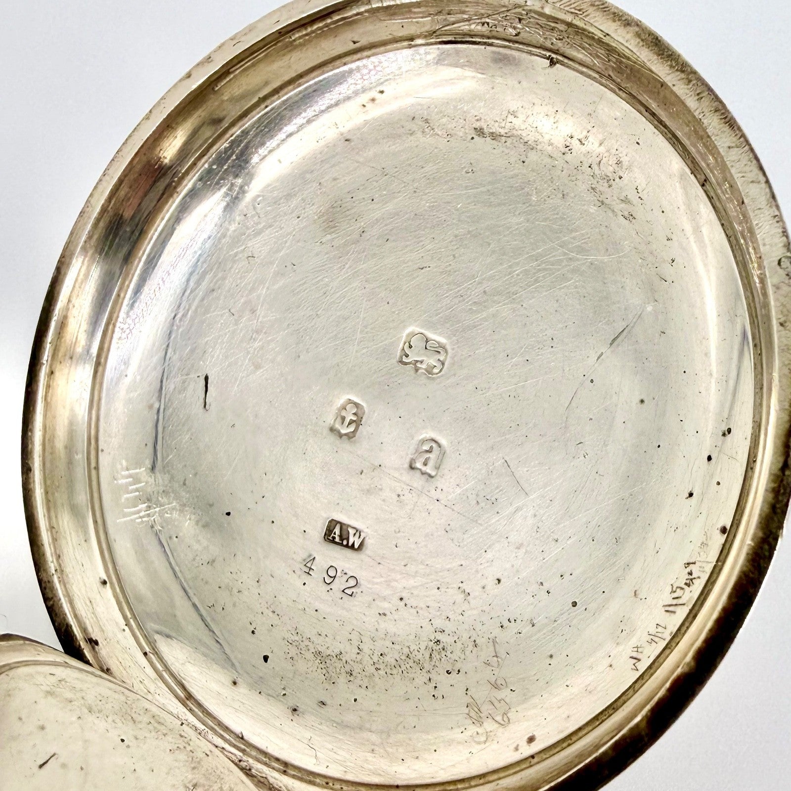 Antique Silver Pocket Watch - Birmingham 1900, Alfred Wigley – Working