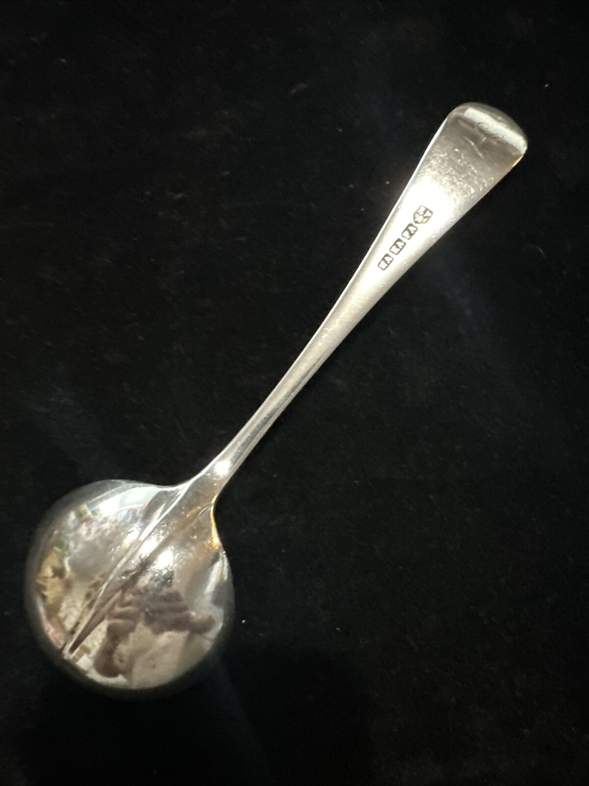 Antique Silver Plate Soup Spoon - Akin Brothers