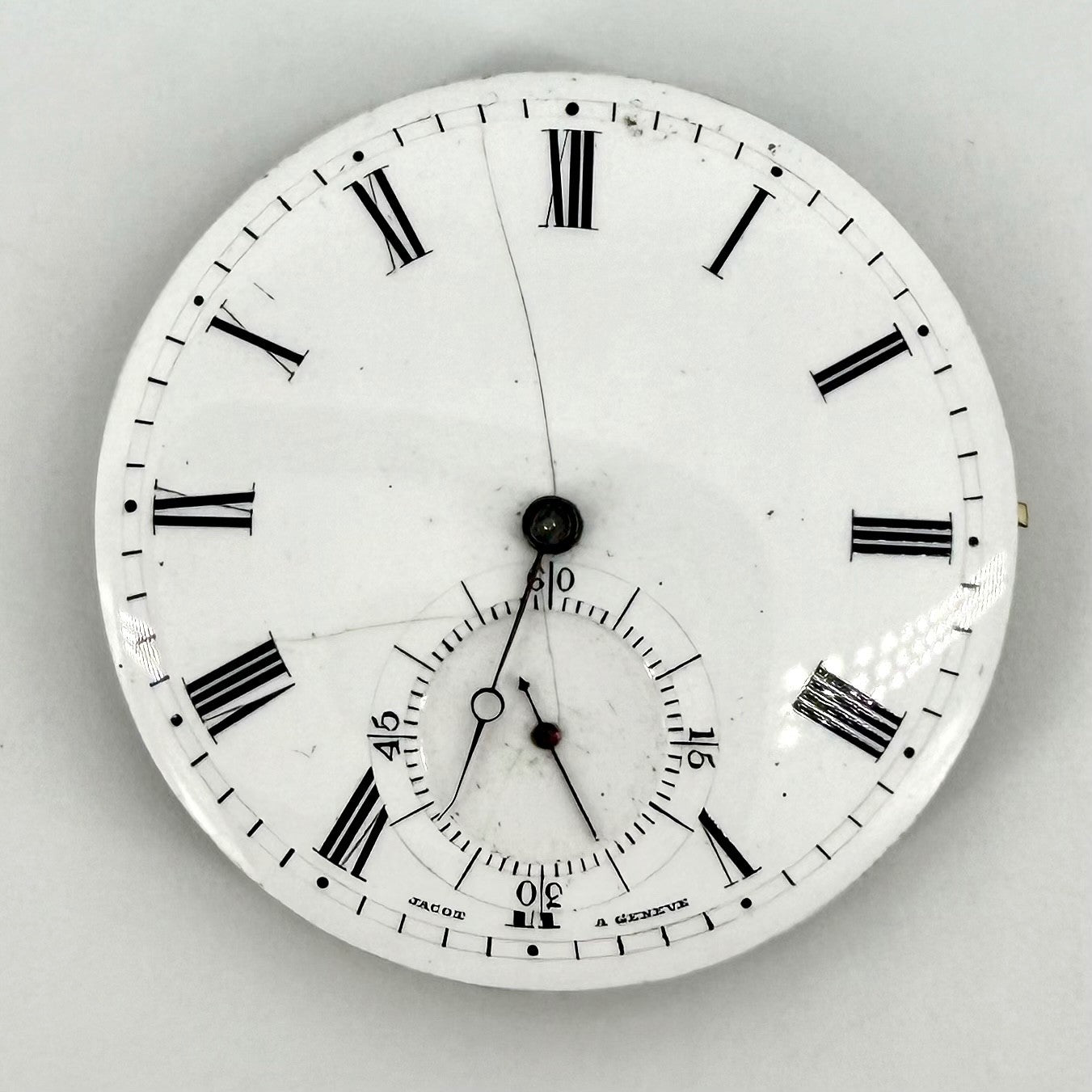 Antique Jacot à Genève Pocket Watch Movement & Dial – Working – c.19th C