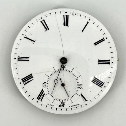 Antique Jacot à Genève Pocket Watch Movement & Dial – Working – c.19th C