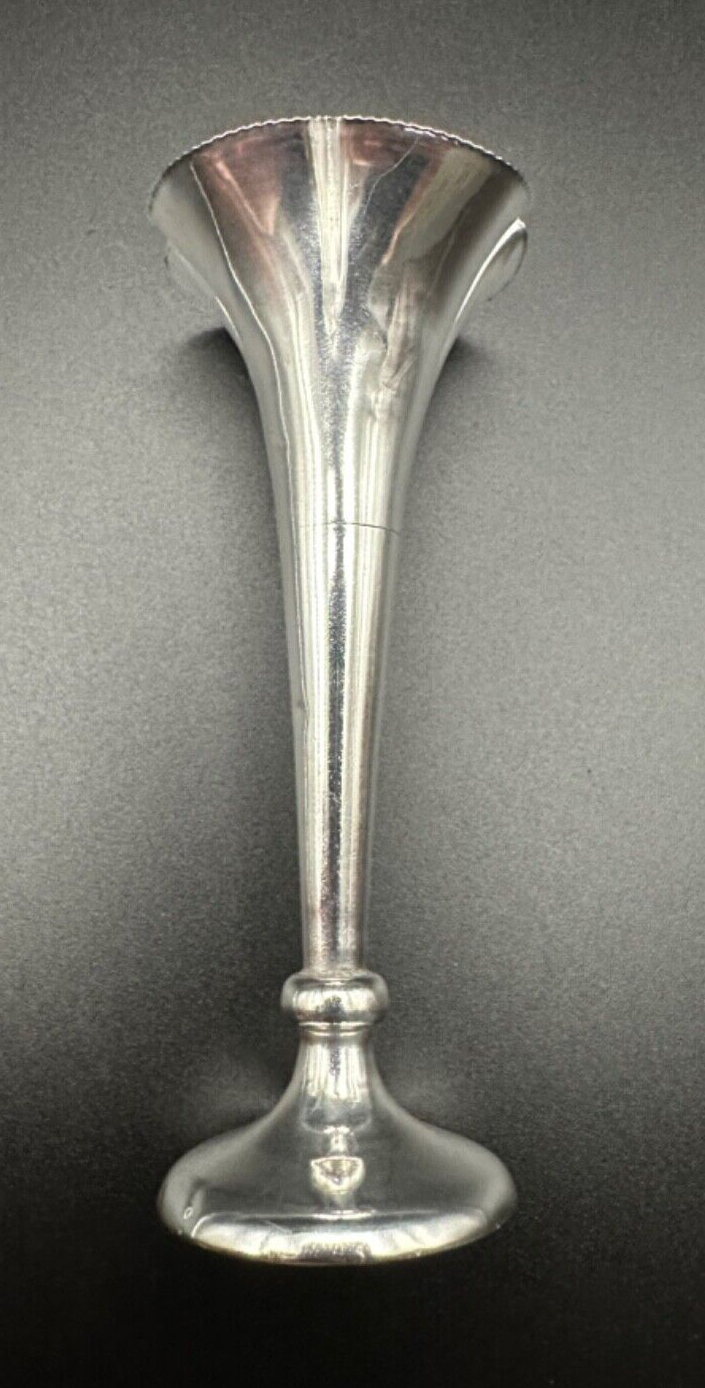 Antique Solid Silver Vase - Birmingham 1906