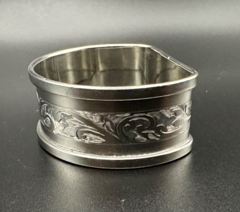 Antique Silver Napkin Ring - Birmingham 1913 Henry Griffith & Sons