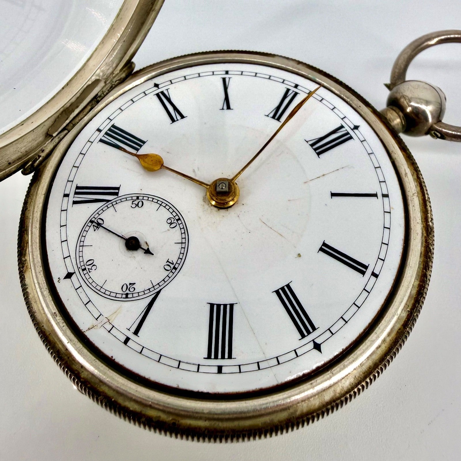 Antique Silver Pocket Watch - Birmingham 1900, Alfred Wigley – Working