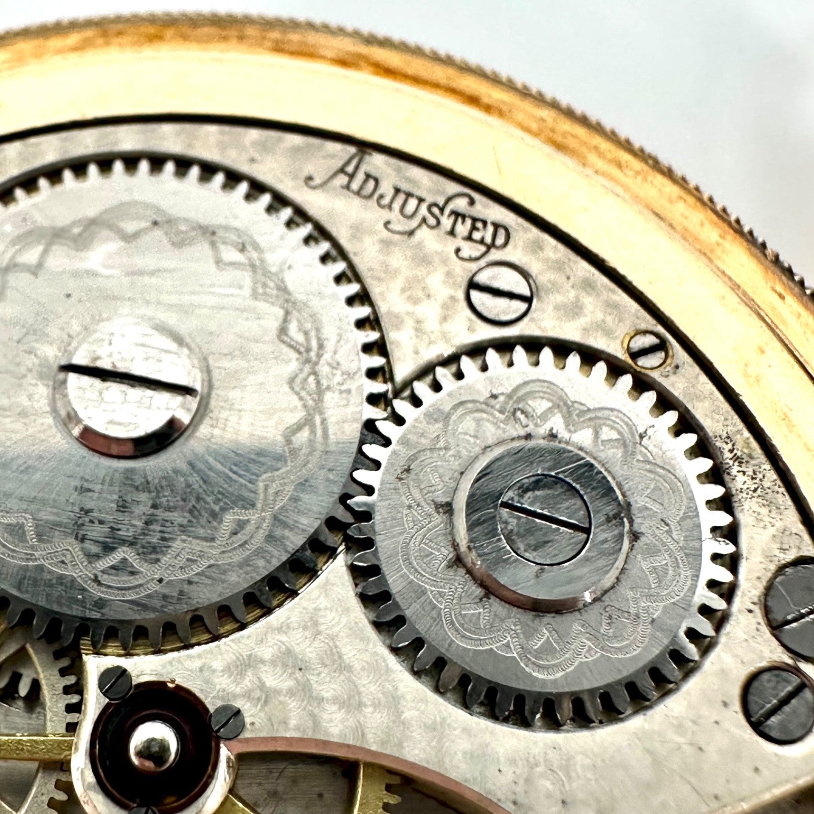 Antique Parel Watch Co. Gold Filled Pocket Watch – 17 Jewels, Adjusted, Working