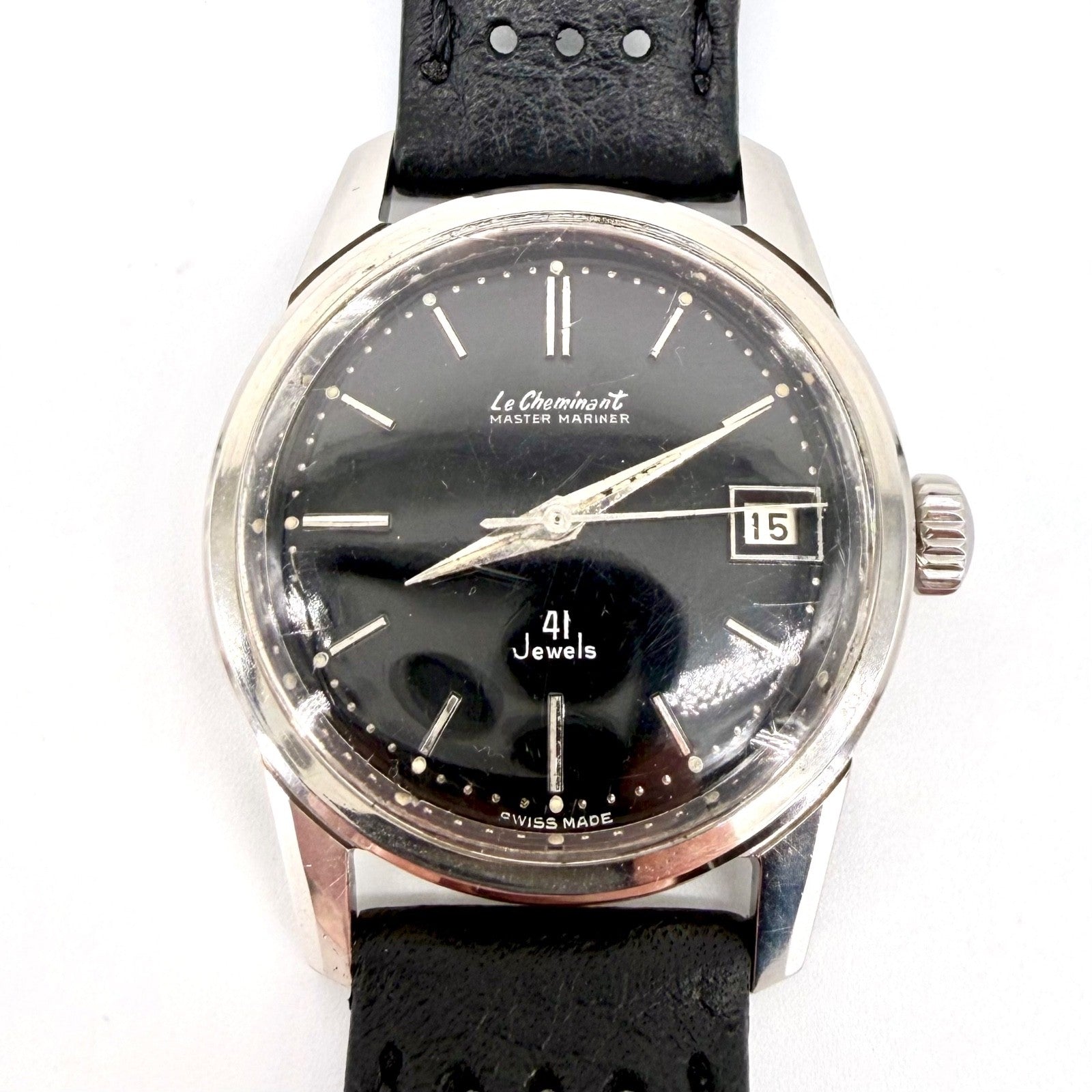 Vintage Le Cheminant “Master Mariner” Automatic Watch – AS 1700/01 – c.1970s