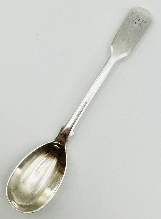 Antique Sterling Silver Mustard Spoon – London 1825, John Hawkins – 16.5g