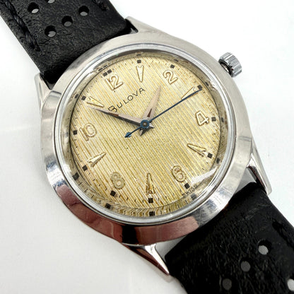 Vintage Bulova Manual Wind Wristwatch – 10BUC – c.1950s – Working