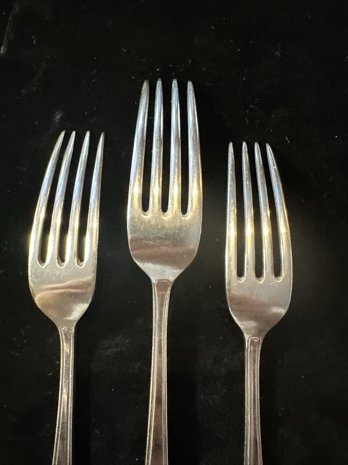3 Silver Plated Forks - Mappin & Webb - Mappin Plate