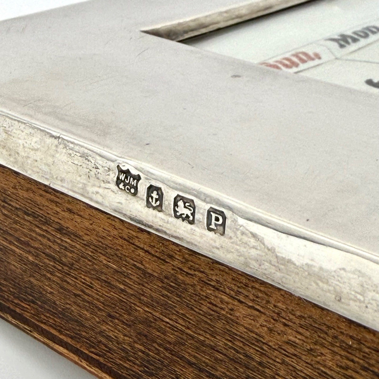 1939 Sterling Silver Desk Calendar – Birmingham – W.J. Myatt & Co