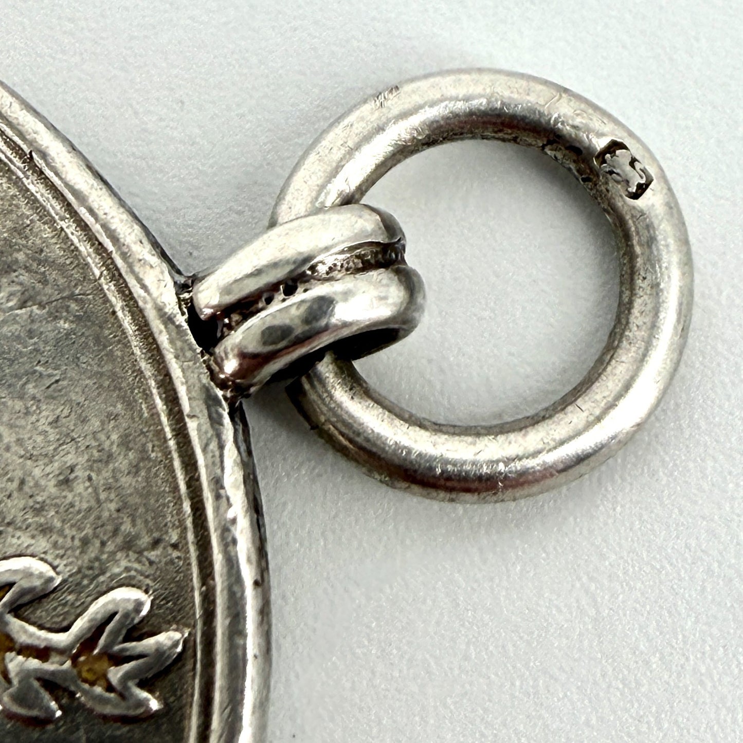 Antique Edwardian Sterling Silver Fob Medal – Lozells Harriers – Birmingham 1908