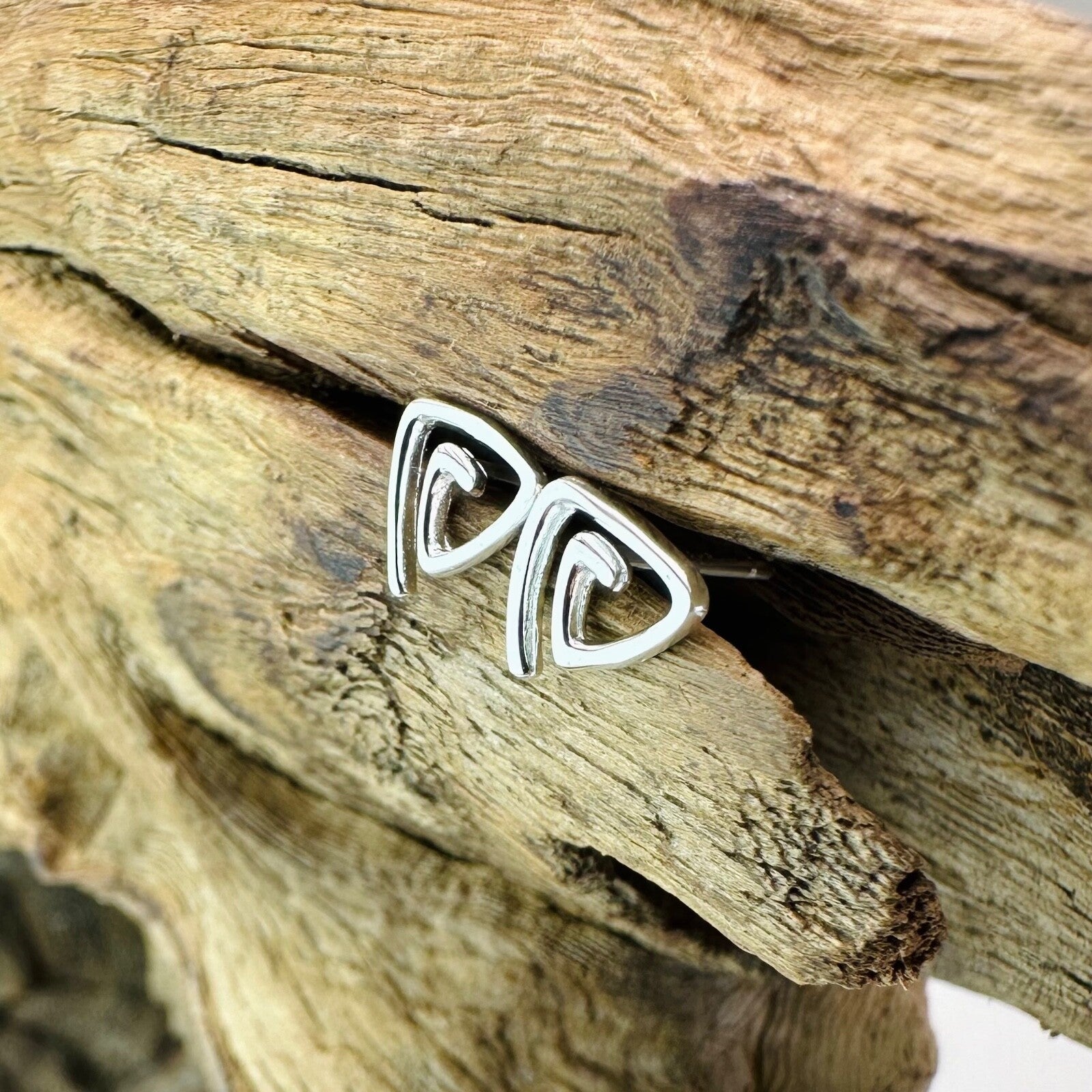 925 Sterling Silver Stud Earrings - Various Designs