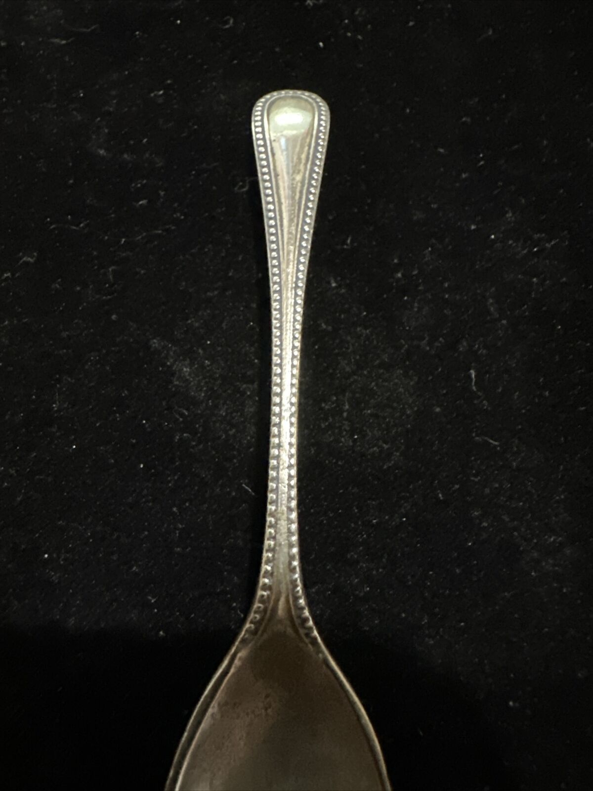 Antique Silver Plate Condiment Spoon