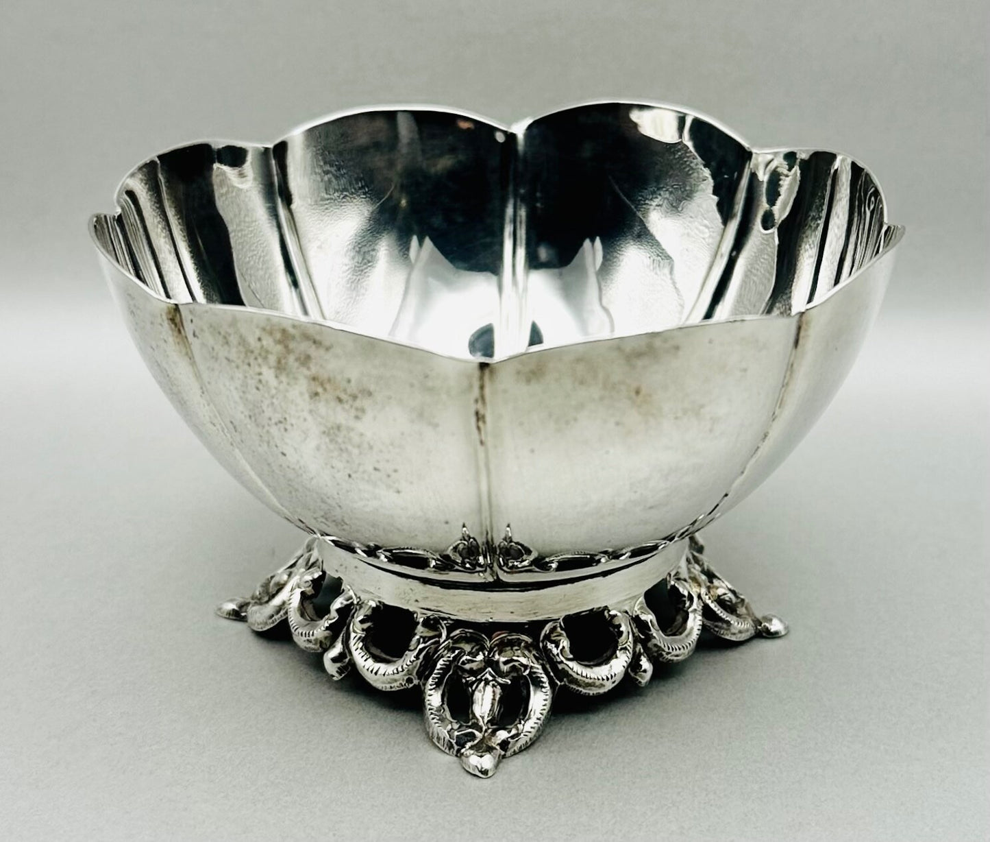 Antique Silver Bowl - 72.8g Stamped Silver