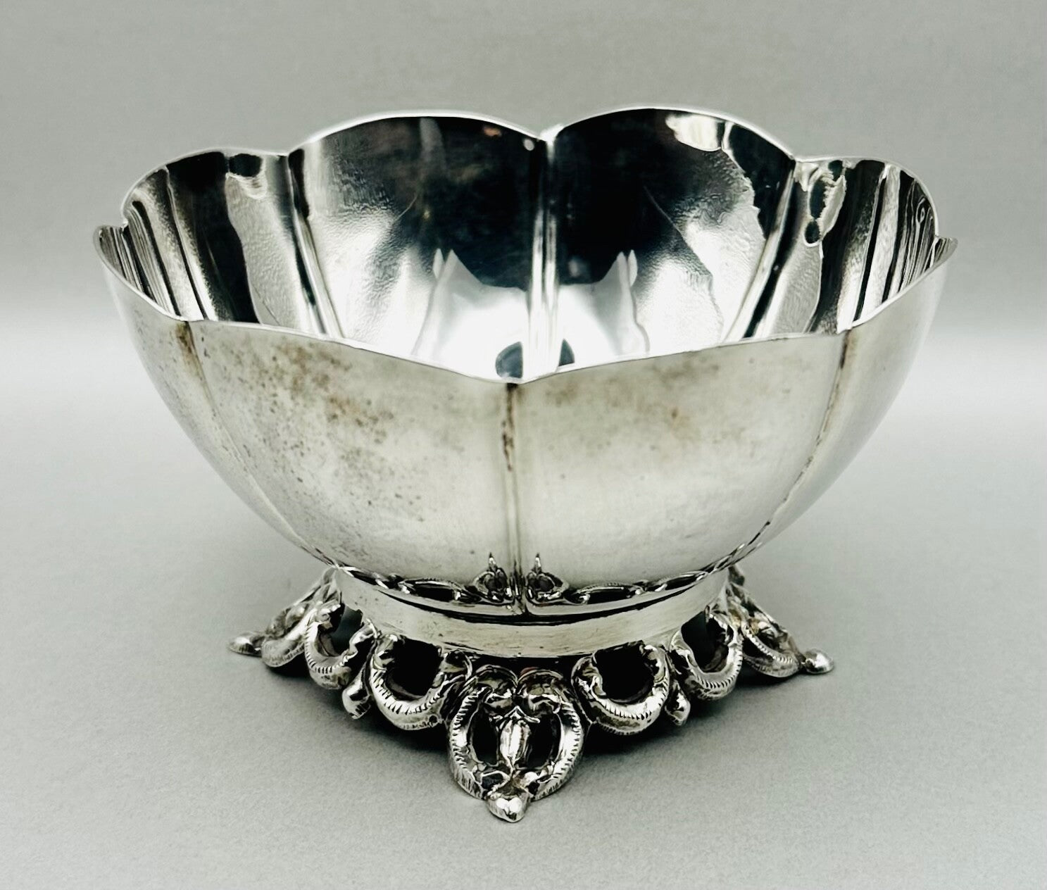Antique Silver Bowl - 72.8g Stamped Silver