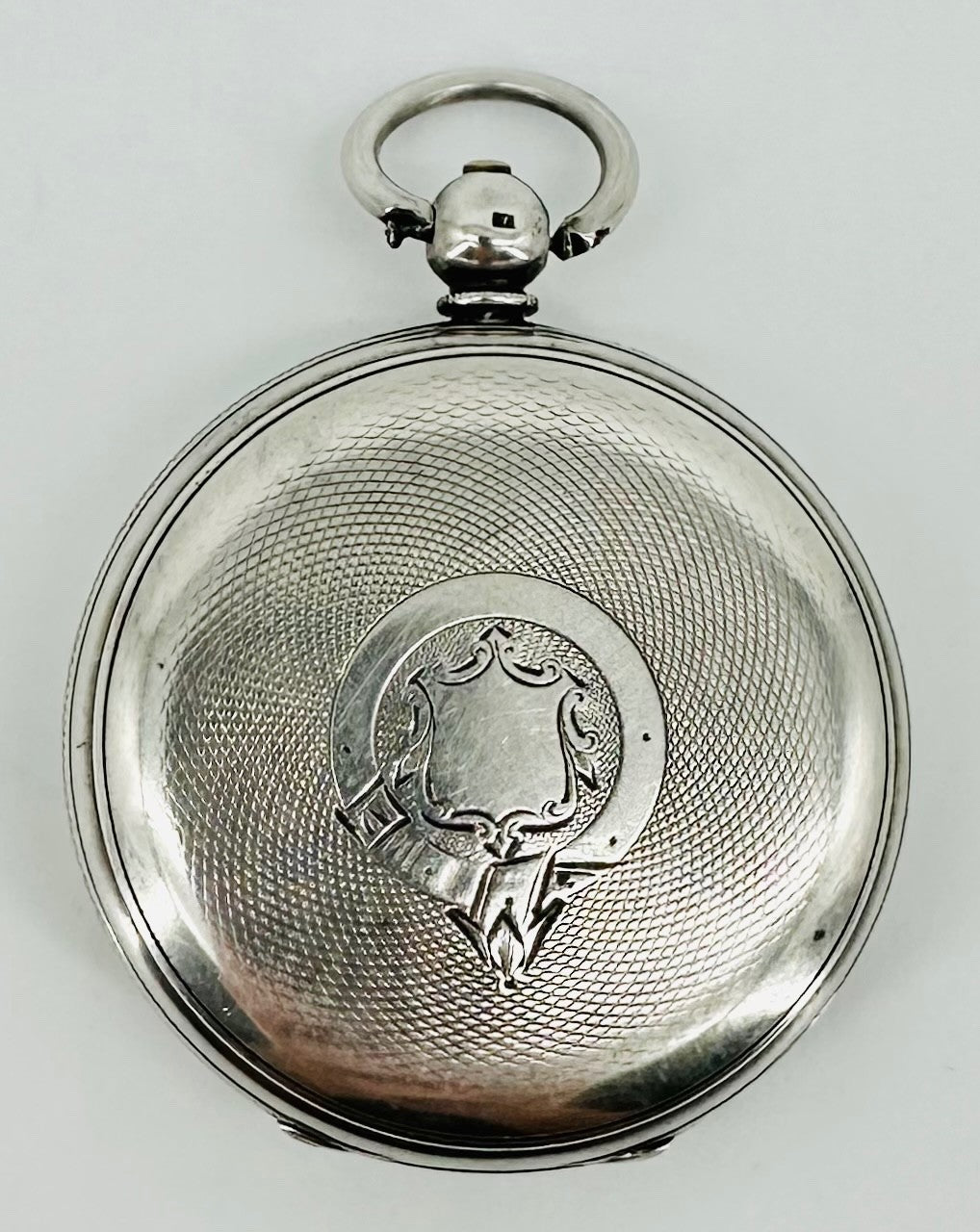 Antique Silver Fusee Pocket Watch London 1873 Samuel Freeman Good Working Order