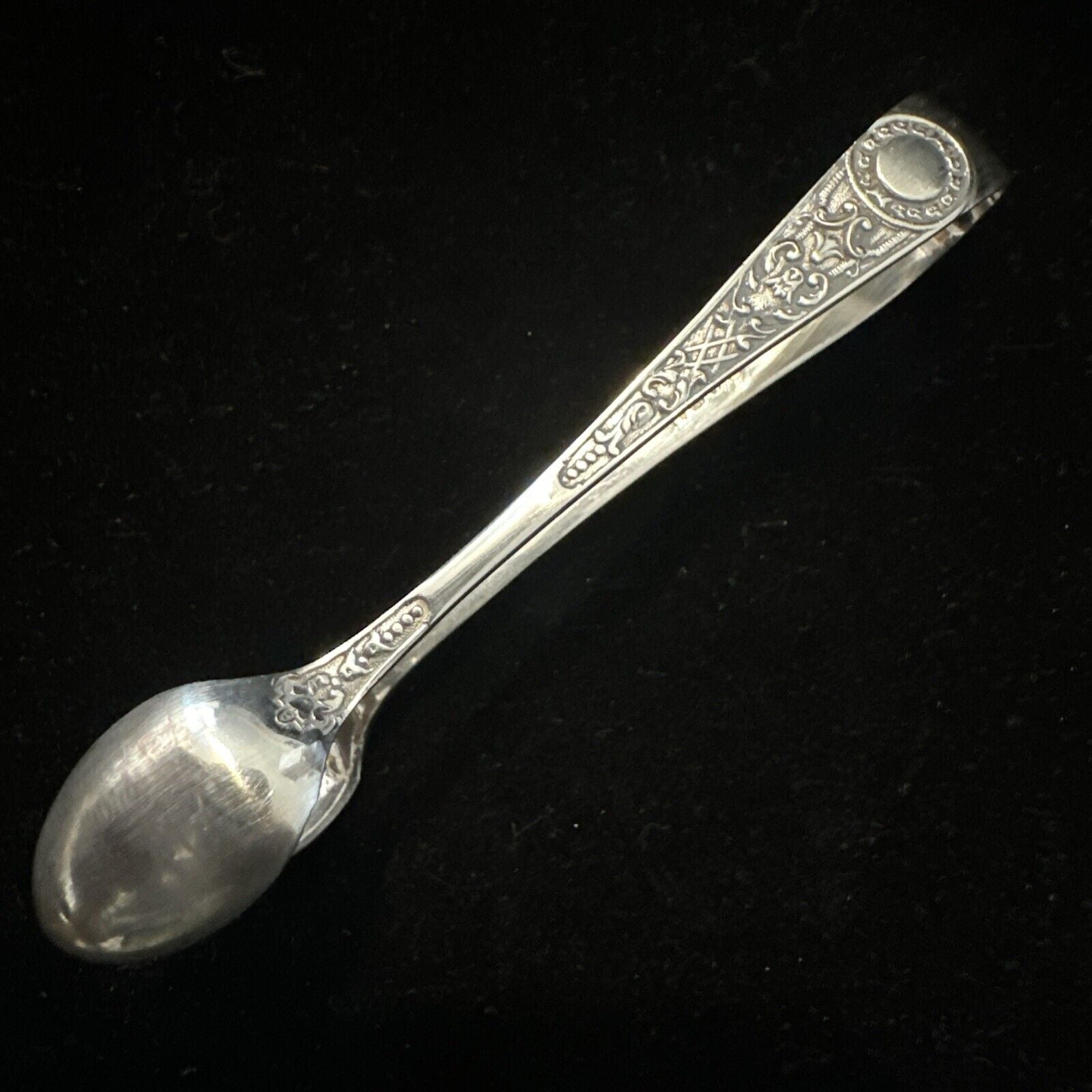 Antique Silver Plate Sugar Tongs