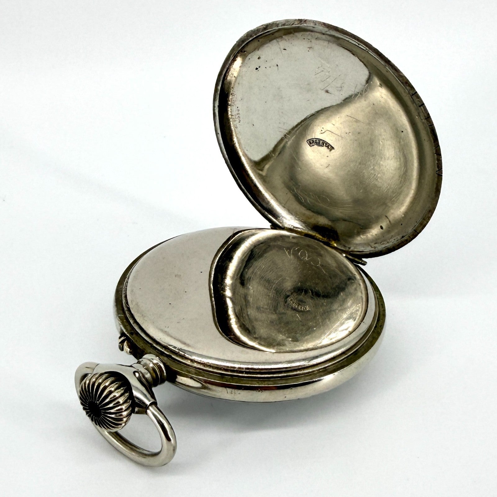 Antique Swiss “Chronomètre” Pocket Watch – Argentan Case – Working – c.1900