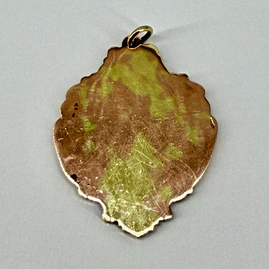 Antique Decorative Fob Medal / Pendant – Shield Design