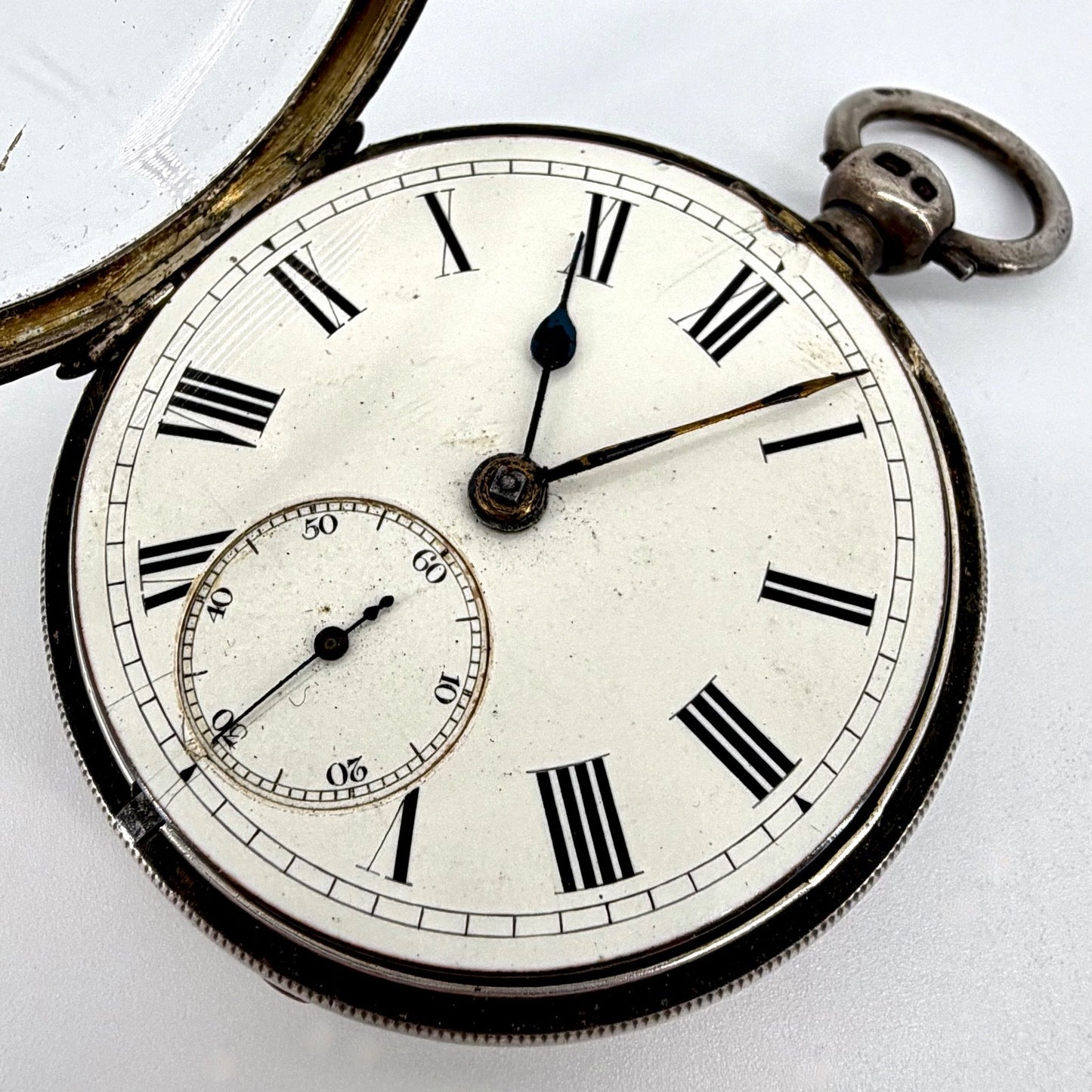 Antique Silver Fusee Pocket Watch, Adam Burdess Coventry – London 1865 - Working