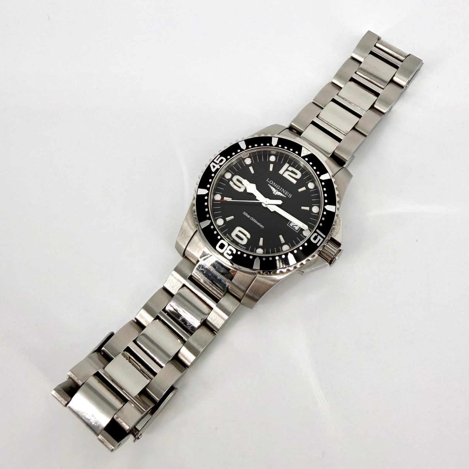 Longines HydroConquest Quartz Diver Watch - L3.740.4.56.6 - Box & Papers