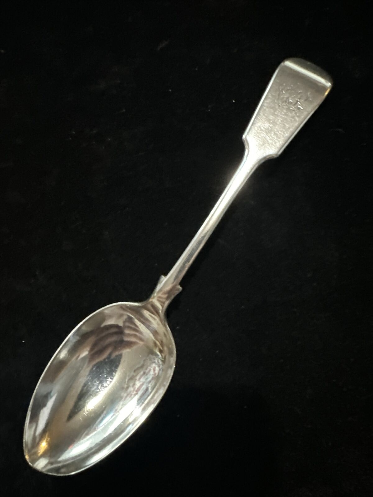 Antique Silver Plate Table Spoon - William Gallimore