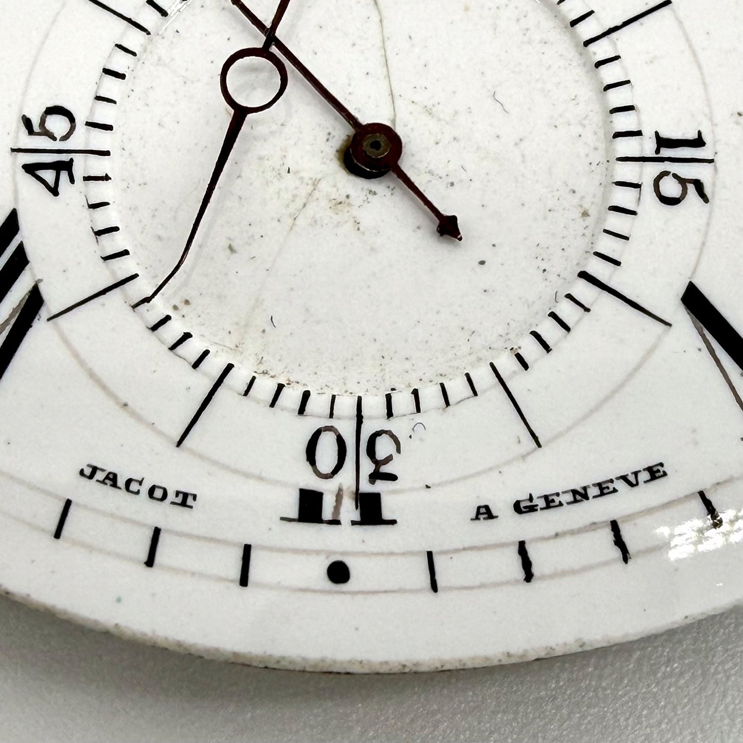 Antique Jacot à Genève Pocket Watch Movement & Dial – Working – c.19th C