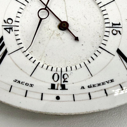 Antique Jacot à Genève Pocket Watch Movement & Dial – Working – c.19th C
