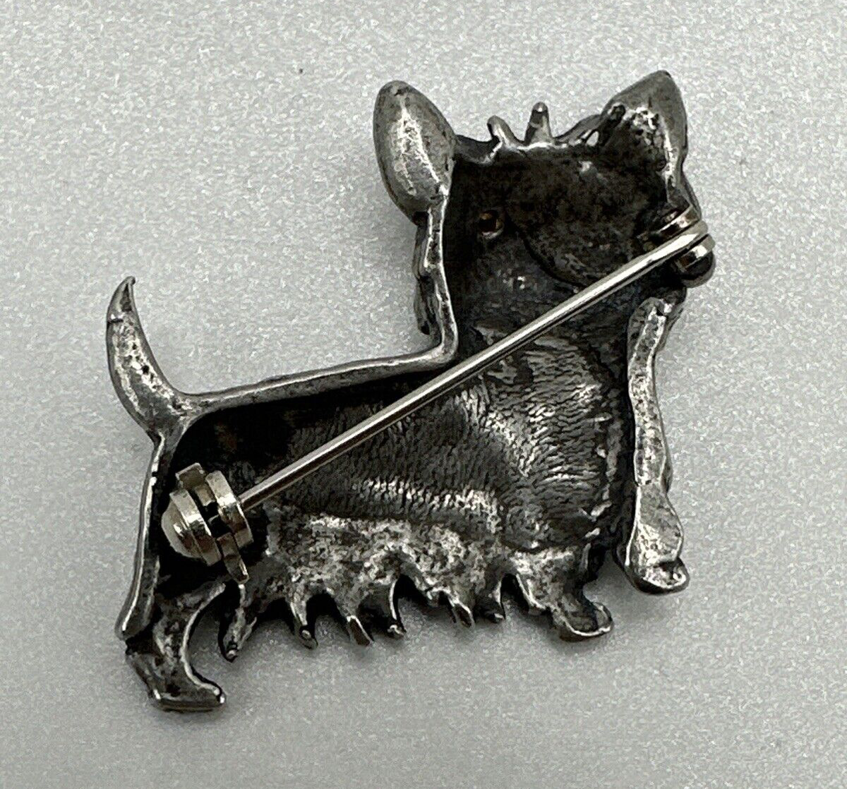 Vintage Scottish Terrier Westie Scottie Dog Brooch