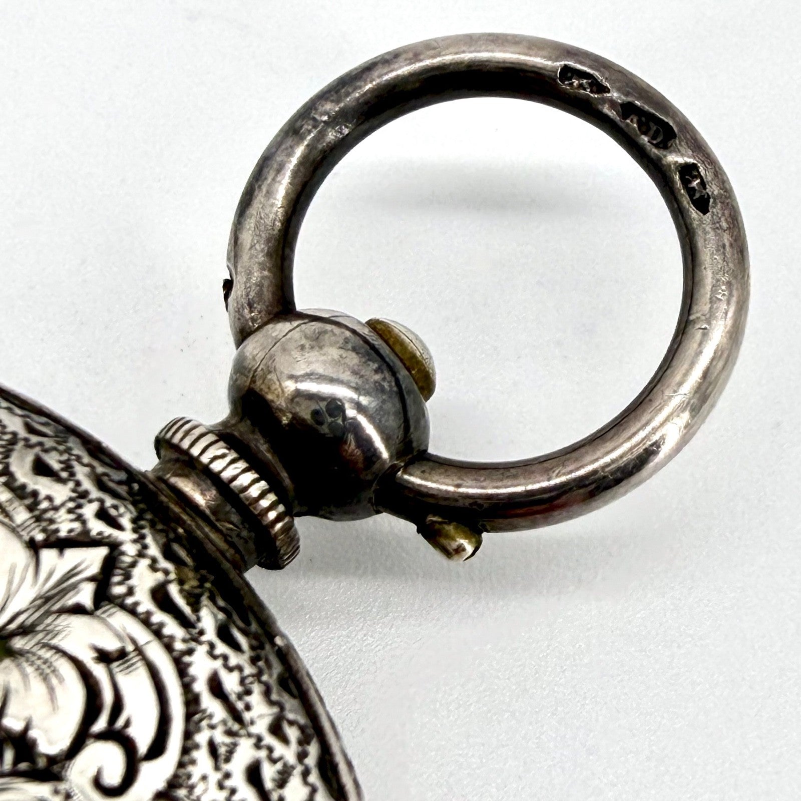 Antique Swiss 935 Silver Kundert “Best Swiss” Pocket Watch - Working