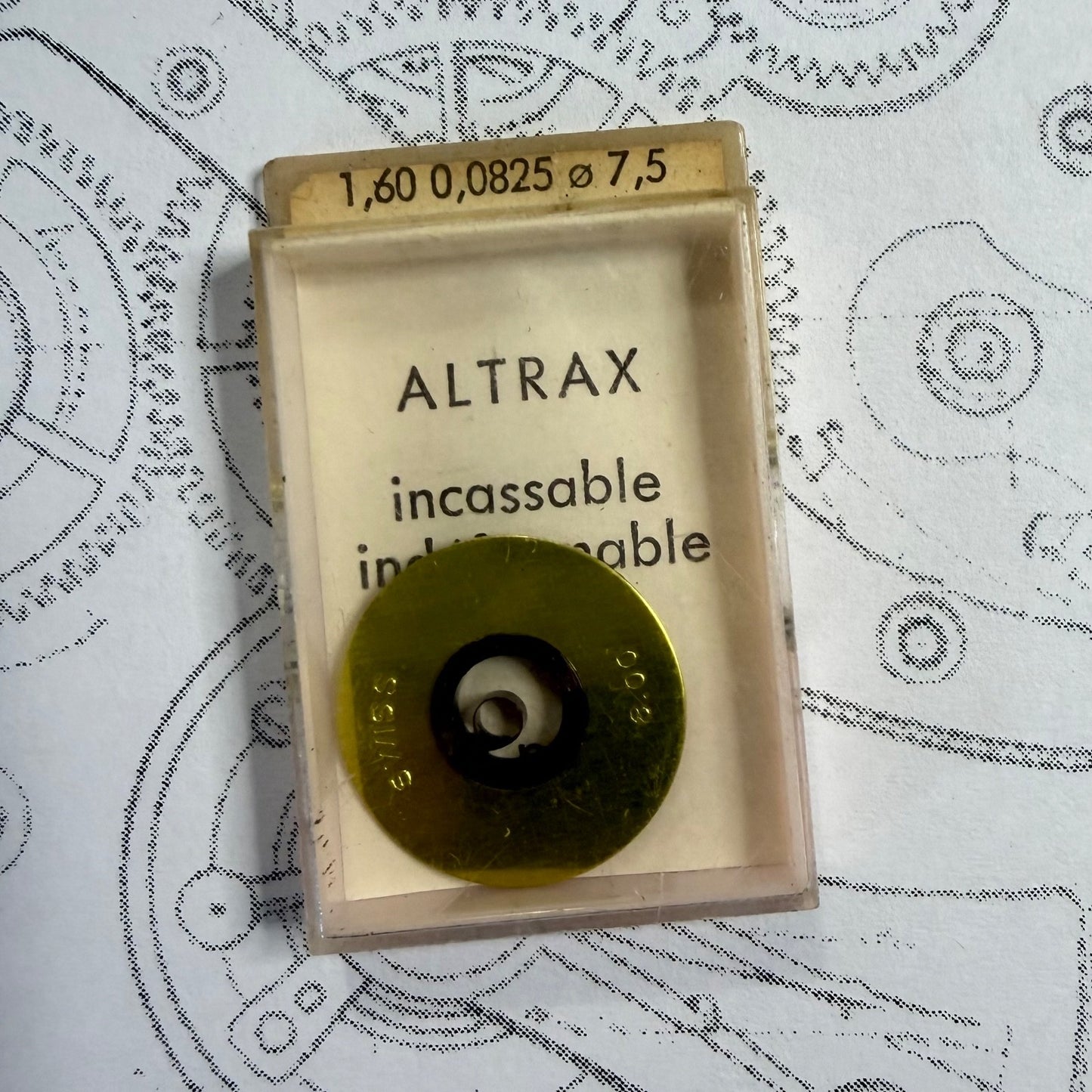 Altrax Mainspring – 1.60 x 0.0825 x 7.5mm – Incassable / Unbreakable