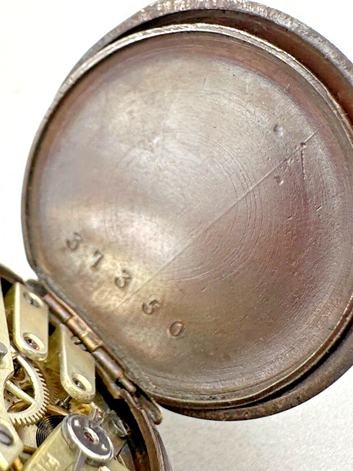 Antique Diamond Set Case Pocket Watch - Spares or Repair