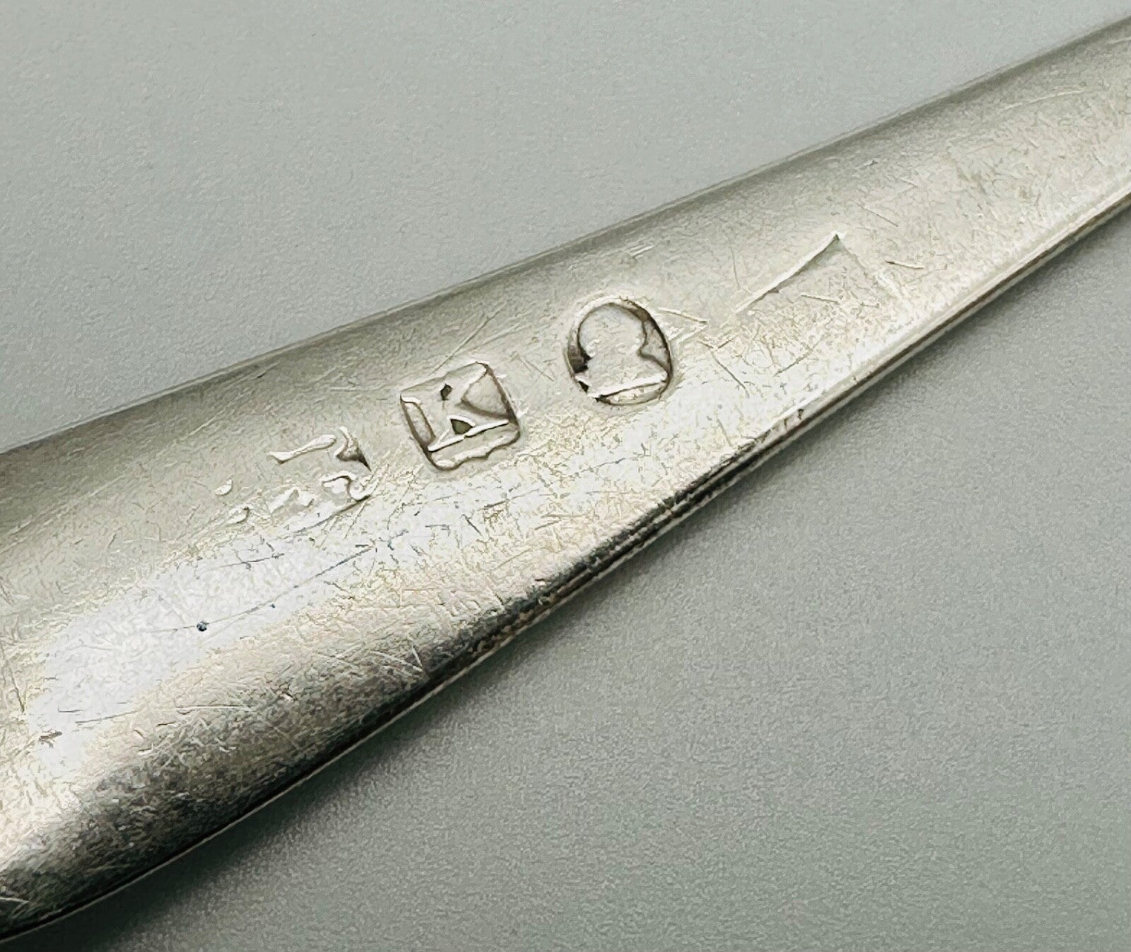 Antique Solid Silver Salt Spoon – Hallmarked London 1805