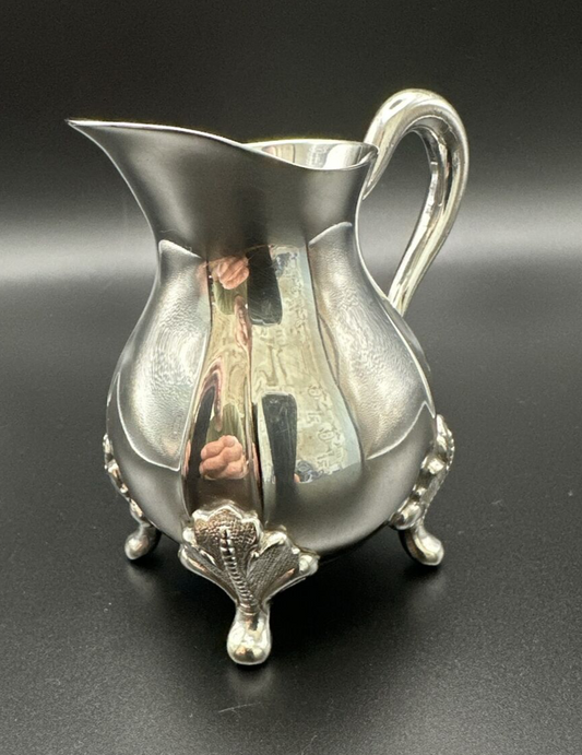 Antique Silver Plate Cream Jug - Viners Alpha Plate