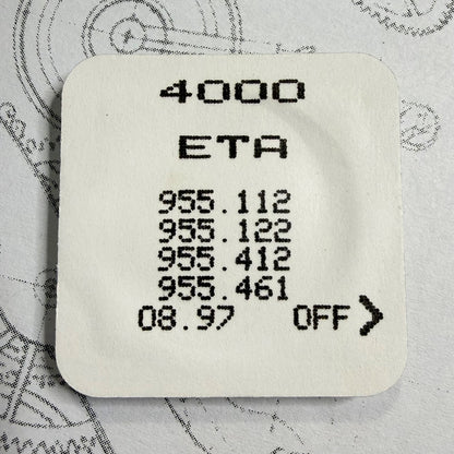 ETA 4000 Circuit & Coil for 955.112 / 955.122 / 955.412 / 955.461 - Omega 1420
