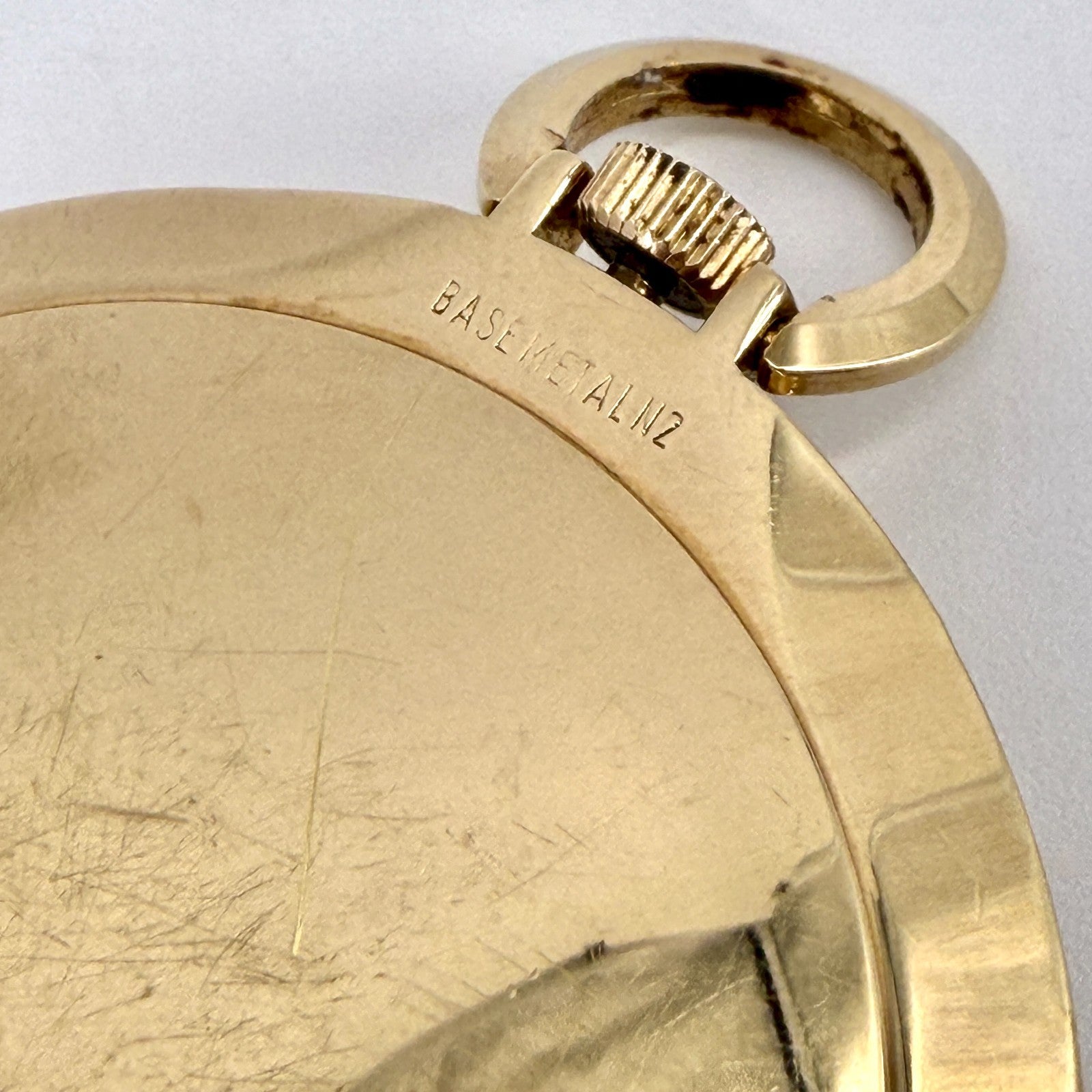 Vintage Caravelle Pocket Watch – 7 Jewel Japanese Movement - Working