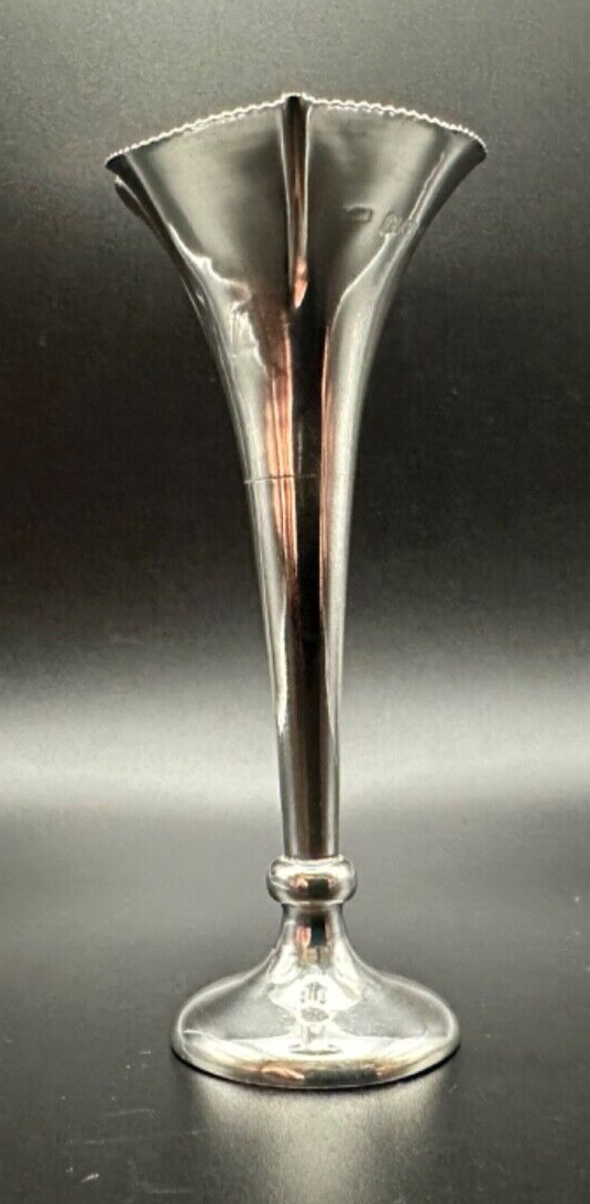 Antique Solid Silver Vase - Birmingham 1906