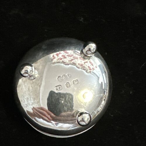 Antique Solid Silver Salt - Birmingham 1898 Elkington & Co