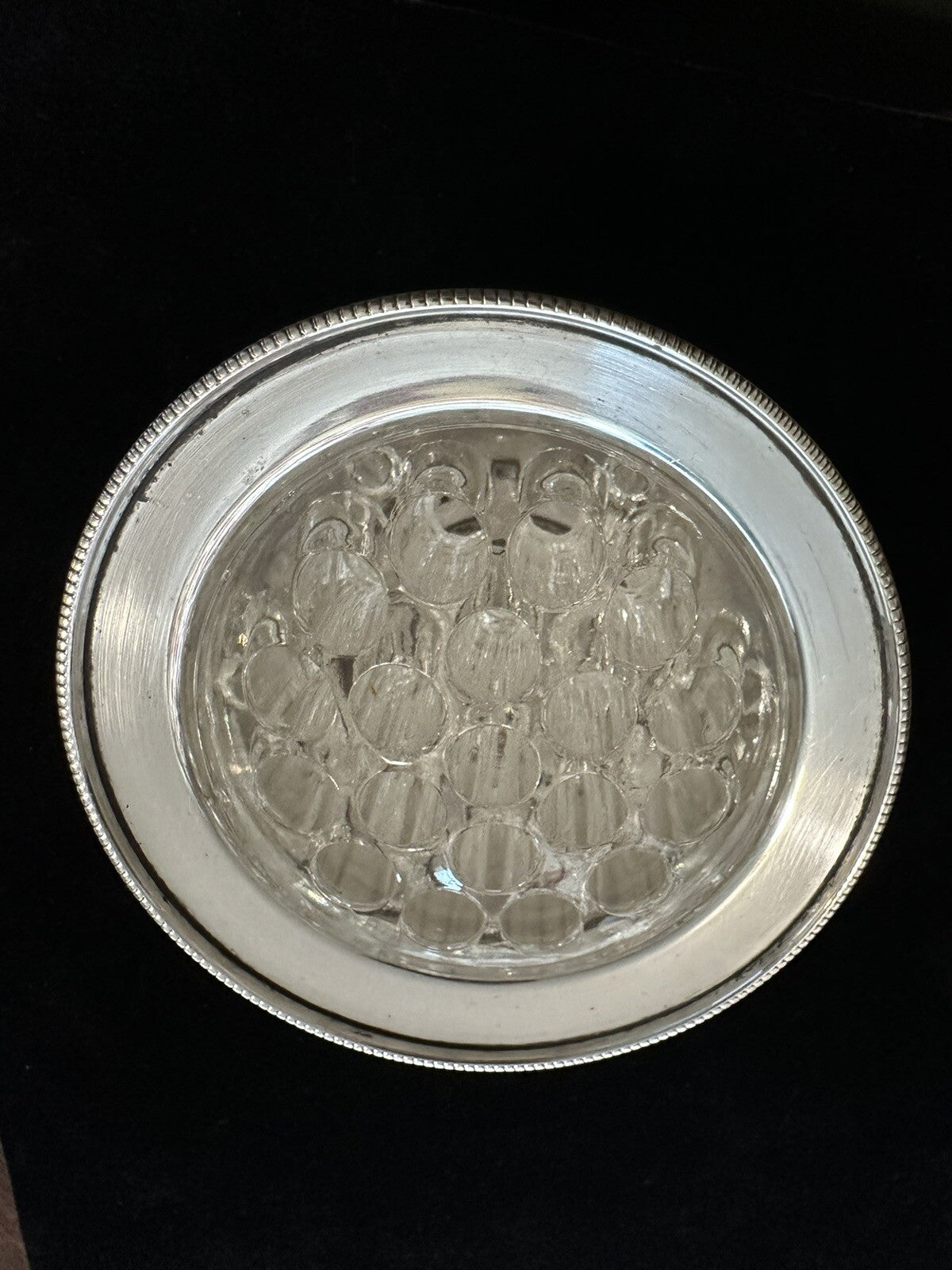 Antique Silver Plated Rose Bowl Vase
