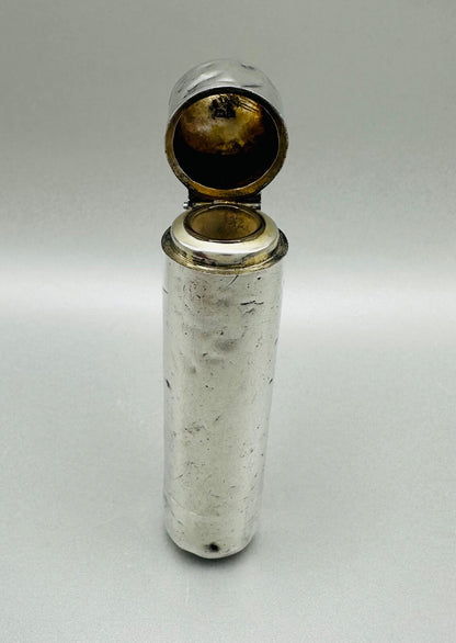 Antique Sterling Silver Scent Bottle & Pill Holder - 1894 Hilliard & Thomason