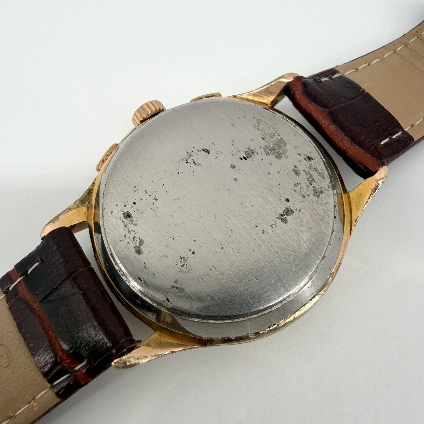 Vintage NIGA Swiss Chronograph Watch – Landeron 51 – Gold Plated – c.1940s–50s