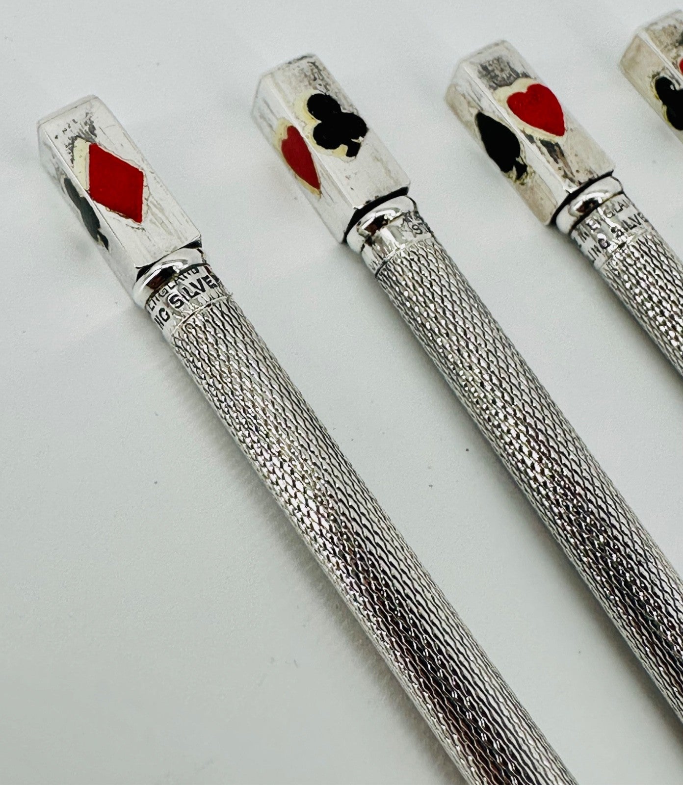 Antique Sterling Silver Bridge Pencils Set of 4 – Boxed