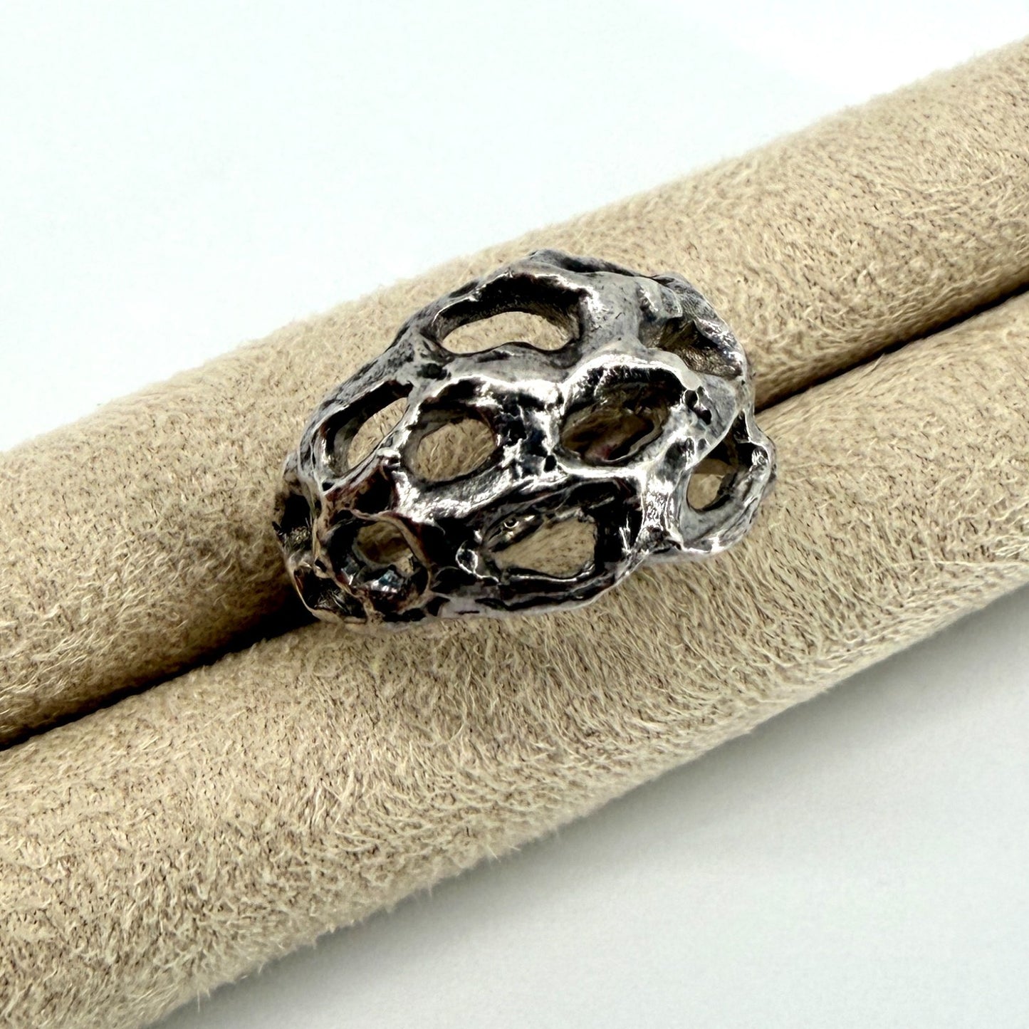 Vintage Sterling Silver Ring – Albion Craft Co. London 1970 – Size L½