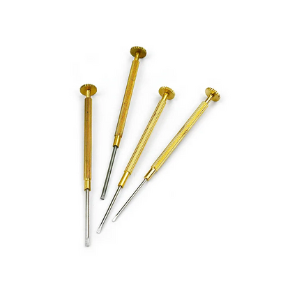 Set of 6 Metal Slotted Precision Screwdrivers for Watch Repair - 0.8mm to 1.8mm