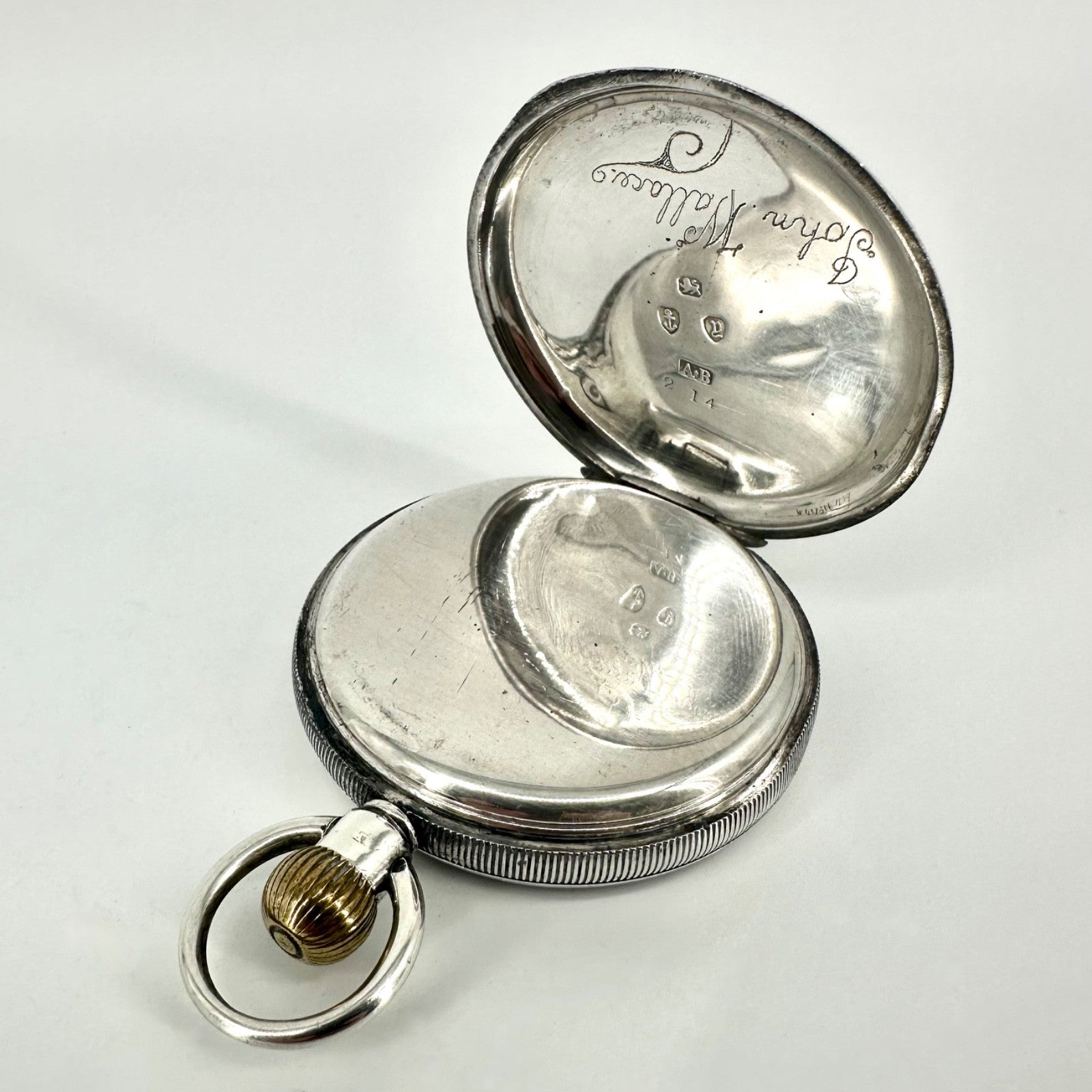 Antique Silver Waltham Pocket Watch, Bond St. Grade, 13 Jewels, 1898 - Working