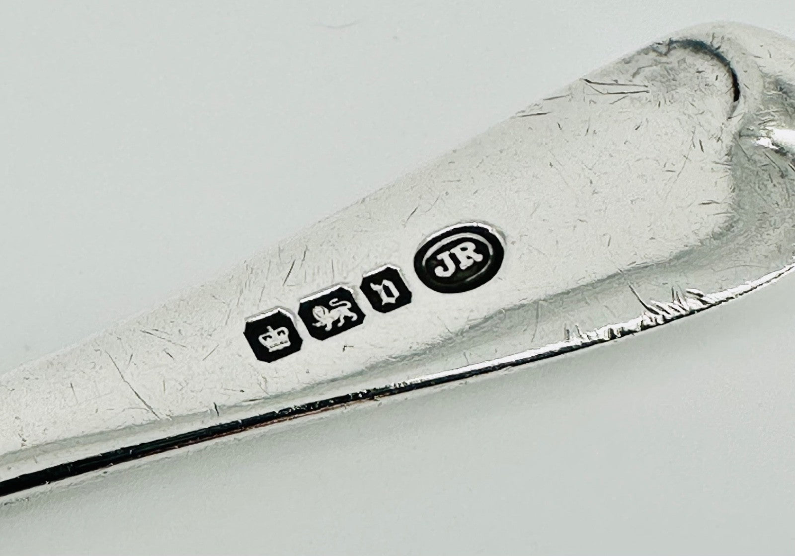Antique 1913 Solid Silver Teaspoon – John Round & Son Ltd – Sheffield Hallmark