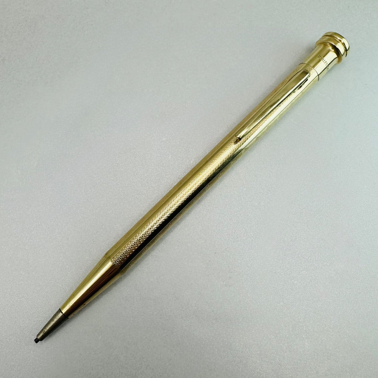 Vintage Life-Long Rolled Gold Mechanical Pencil – Elegant and Functional, 128mm