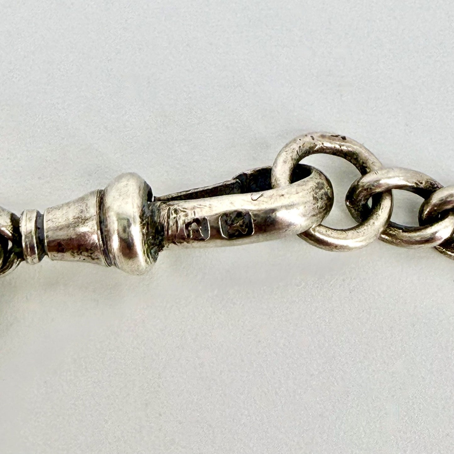 Antique WWI Silver ID Bracelet – London 1916 John Collard Vickery – R.A.S.C.