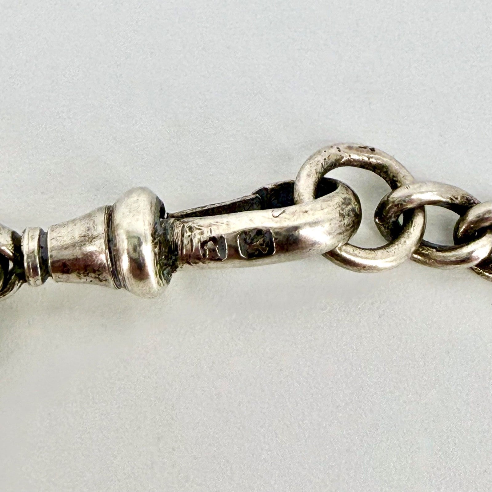 Antique WWI Silver ID Bracelet – London 1916 John Collard Vickery – R.A.S.C.