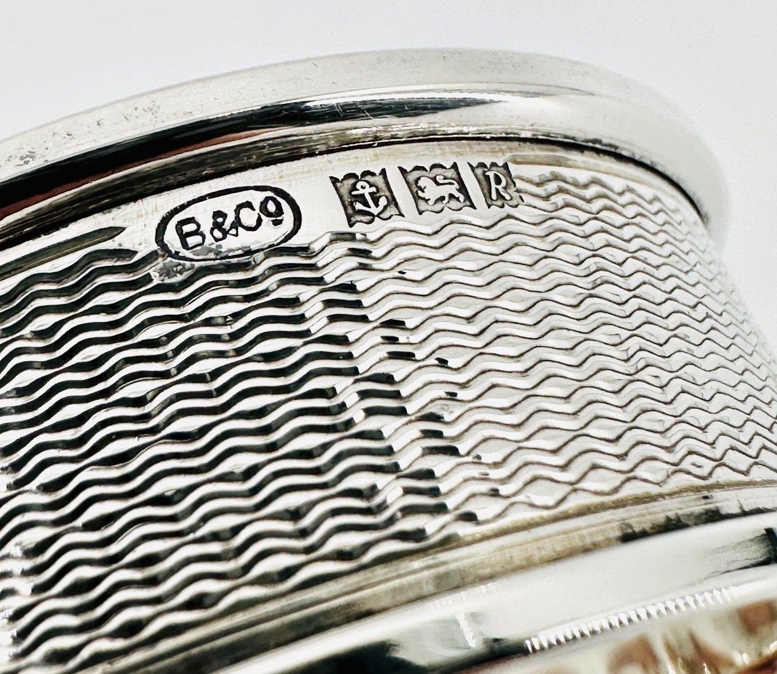 Vintage Sterling Silver Napkin Ring – Birmingham 1966 – W I Broadway & Co