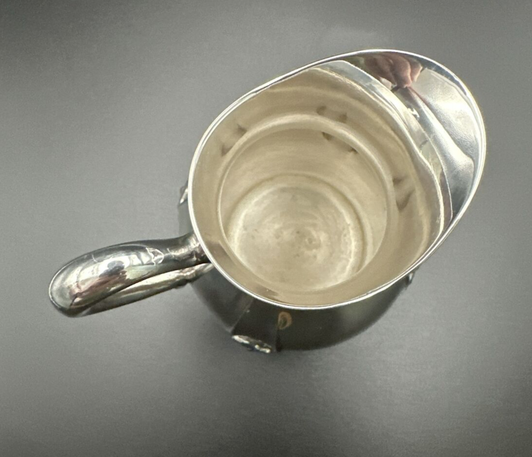 Antique Silver Plate Cream Jug - Viners Alpha Plate